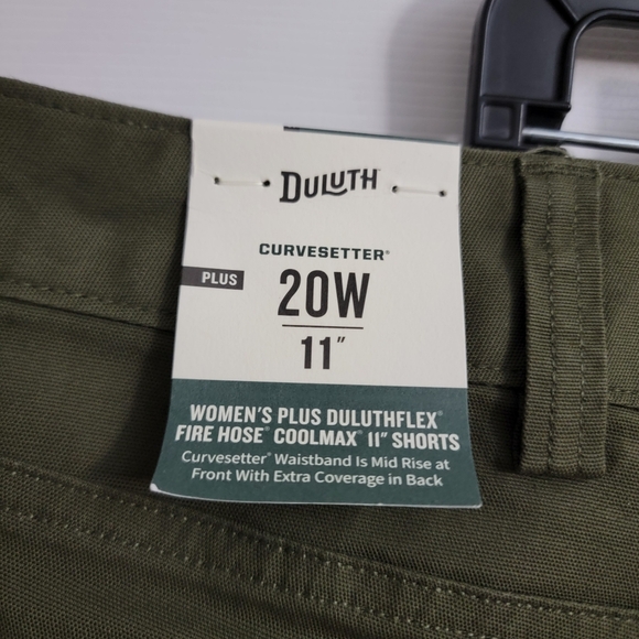 Duluth Trading Co Women's Plus DuluthFlex Fire Hose Coolmax 11" Shorts, Size 20W - Picture 2 of 7